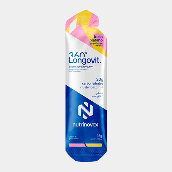 Nutrinovex Longovit Gel 1 gel x 45 gr - Fresa/Platano