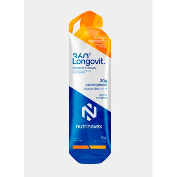 Nutrinovex Longovit Gel 1 gel x 45 gr - Mango/Mandarina